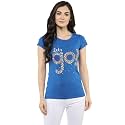 Modeve Women Printed Cotton Blend Half Sleeve