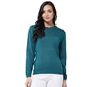 Modeve Women Round Neck Casual Sweater for