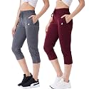 Modeve Women Solid Cotton Blend Capri for
