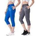 Modeve Women Solid Cotton Blend Capri for