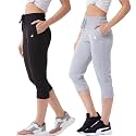 Modeve Women Solid Cotton Blend Capri for