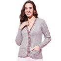 Modeve Women V Neck Ethnic Sweater for