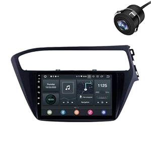hyundai grand i10 2014-2017 original qled 9 zlink car android stereo  os 13  4gb32gb  display support car play amp android auto  incl ahd camera amp frame compatible with 1 year warranty