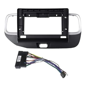 modorwy abs300 plastic material 9 inch chevrolet car stereo frame with wiring suitable for base model hyundai venue 2019