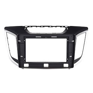 modorwy abs300 plastic material 9 inch hyundai car stereo frame with wiring suitable for base model hyundai creta 2014-2019