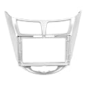 Modorwy ABS300 Plastic Material 9 inch Hyundai Car Stereo Frame with Wiring Suitable for Base Model Hyundai Verna Fludic 2012-2017