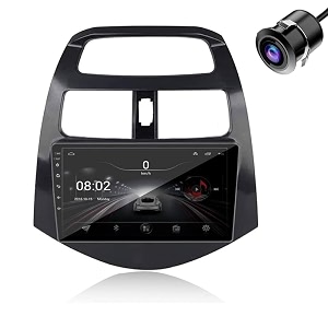 modorwy original 9 qled car media player with car play amp android auto  android stereo os 13  2gb32gb  free ahd camera  frame compatible with chevrolet beat 2010-2014- 1 year warranty