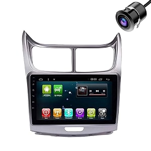 modorwy original qled 9 zlink car android stereo  os 13  2gb32gb  display support car play amp android auto  incl ahd rear camera amp frame compatible with chevrolet sail - 1 year warranty