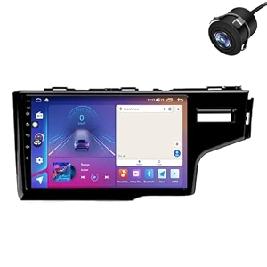 modorwy original 9 qled car media player with car play amp android auto  android stereo os 13  1gb32gb  free ahd camera  frame compatible with honda jazz 2014-2020- 1 year warranty
