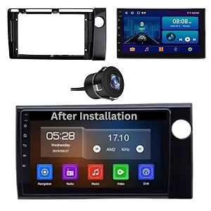 modorwy original 9 qled car media player with car play amp android auto  android stereo os 13  1gb32gb  free ahd camera  frame compatible with honda mobilio- 1 year warranty