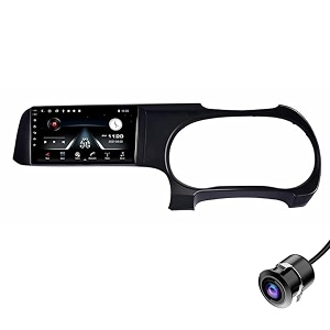 modorwy original 9 qled car media player with car play amp android auto  android stereo os 13  1gb32gb  free ahd camera  frame compatible with hyundai aura1 year replacement warranty