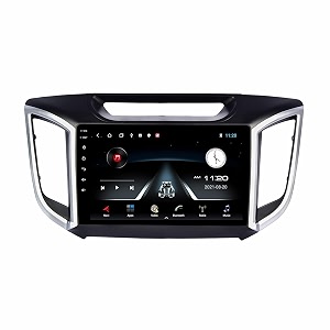 modorwy original 9inch hd qled car android stereo  2gb ram amp 32gb rom  os 13 double din car multimedia player  incl ahd rear camera amp frame compatible with hyundai creta 2015-1 year warranty