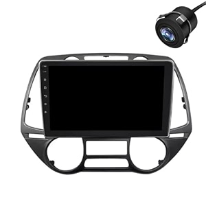 modorwy original 9 qled car media player with car play amp android auto  android stereo os 13  1gb32gb  free ahd camera  frame compatible with hyundai i20 2008-20111 year replacement warranty