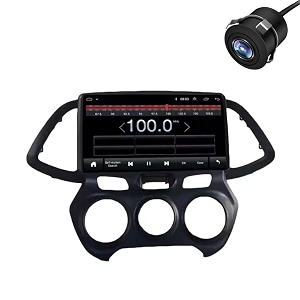 modowry original 9 qled car media player with car play amp android auto  android stereo os 13  1gb32gb  free ahd camera  frame compatible with hyundai santro new1 year replacement warranty