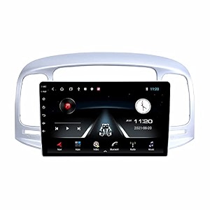 modorwy original 9inch hd qled car android stereo  2gb ram amp 32gb rom  os 13 double din car multimedia player  incl ahd rear camera amp frame compatible with hyundai eon- 1 year warranty