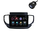 Modorwy Original 9” QLED Car Media Player with Car Play &amp; Android Auto | Android Stereo OS 13 | 1GB+32GB | Free AHD Camera | Frame Compatible with Hyundai Verna 2021(1 Year Replacement Warranty)
