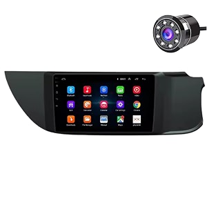 modorwy original qled 9 zlink car android stereo  os 13  1gb32gb  display support car play amp android auto  incl ahd rear camera amp frame compatible with maruti alto k10-1 year warranty