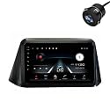 Modorwy Original 9” QLED Car Media Player with Car Play &amp; Android Auto | Android Stereo OS 13 | 1GB+32GB | Free AHD Camera | Frame Compatible with Maruti Brezza- 1 Year Replacement Warranty