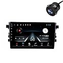 Modorwy Original 9” QLED Car Media Player with Car Play &amp; Android Auto | Android Stereo OS 13 | 1GB+32GB | Free AHD Camera | Frame Compatible with Maruti Ritz- 1 Year Replacement Warranty