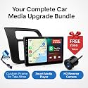 Modorwy Original QLED 9” Zlink Car Android Stereo | OS 13 | 1GB+32GB | Display Support Car Play & Android Auto | incl. AHD Rear Camera & Frame Compatible with Tata Altroz - 1 Year Warranty