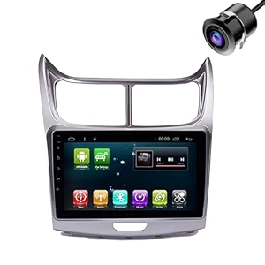 modorwy original 9inch hd qled car android stereo  2gb ram amp 32gb rom  os 13 double din car multimedia player  incl ahd rear camera amp frame compatible with chevrolet sail - 1 year warranty