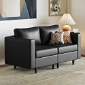 Modular Sectional Loveseat Sofa Couch with Storage