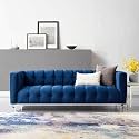 Modway Mesmer Sofas Navy