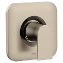 Moen Genta LX Brushed Nickel 1-Handle Posi-Temp Pressure Balancing Modern Valve Trim Kit, Valve Required, T2471BN