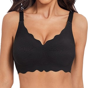 MOEOZLLO Floral Wireless Bras for Women No