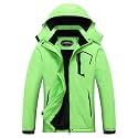 MOERDENG Women's Ski Jacket Warm Winter Coat Snowboarding Jacket