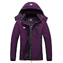 MOERDENG Women's Warm Winter Ski Coat Waterproof Snowboarding Jacket