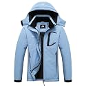 MOERDENG Women's Warm Winter Ski Coat Waterproof Snowboarding Jacket