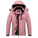 MOERDENG Women's Warm Winter Ski Coat Waterproof Snowboarding Jacket
