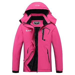 moerdeng women39s waterproof ski jacket warm winter snow coat mountain windbreaker hooded raincoat