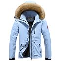 MOERDENG Women's Waterproof Ski Jacket Winter Warm Hooded Snow Coat