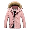 MOERDENG Women's Waterproof Ski Jacket Winter Warm Hooded Snow Coat
