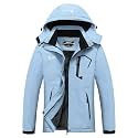 MOERDENG Women's Ski Jacket Warm Winter Coat Snowboarding Jacket