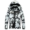 MOERDENG Women's Waterproof Ski Jacket Warm Winter Snow Coat Mountain Windbreaker Hooded Raincoat