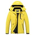 MOERDENG Women's Waterproof Ski Jacket Warm Winter Snow Coat Mountain Windbreaker Hooded Raincoat