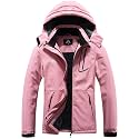MOERDENG Women's Waterproof Warm Ski Coat Windproof Outdoor Winter Jacket