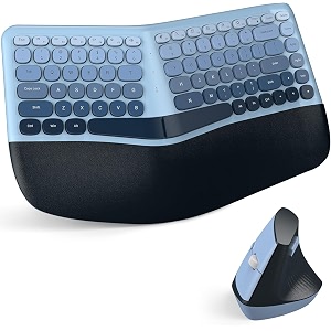 MOFII Wireless Ergonomic Keyboard Mouse Combo