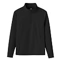 MoFiz Girls Long Sleeve Equestrian Horse Riding Shirt Half Zip