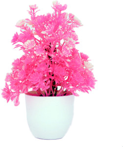 mogal wild artificial plant  with pot 16 cm pink