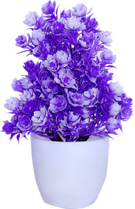 mogal wild artificial plant  with pot 16 cm blue