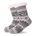 MOGGEI Girls Slipper Fuzzy Socks Kids Boys Fluffy Fleece Lined Warm Plush Sherpa Winter Child Home Socks