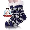 MOGGEI Girls Slipper Fuzzy Socks Kids Boys Fluffy Fleece Lined Warm Plush Sherpa Winter Child Home Socks