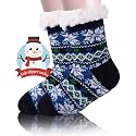 MOGGEI Girls Slipper Fuzzy Socks Kids Boys Fluffy Fleece Lined Warm Plush Sherpa Winter Child Home Socks