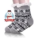 MOGGEI Girls Slipper Fuzzy Socks Kids Boys Fluffy Fleece Lined Warm Plush Sherpa Winter Child Home Socks
