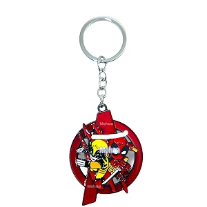 mohaa spinner bike key chain for men  stylish rotating metal keychain for bike amp car keys  heavy duty key ring