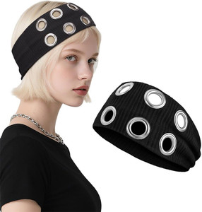 mohaati Black Wide Knitted Band Head Band
